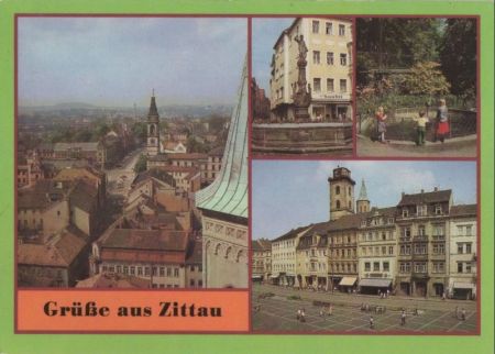 Zittau - u.a. Samariterinnenbrunnen - 1986 Zittau - u.a. Samariterinnenbrunnen - 1986