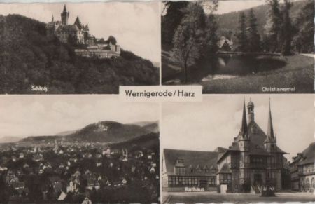 Wernigerode - u.a. Christianental - ca. 1965 Wernigerode - u.a. Christianental - ca. 1965