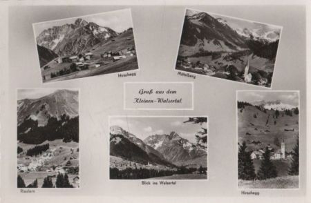 Österreich - Kleines Walsertal - u.a. Hirschegg - ca. 1960 Österreich - Kleines Walsertal - u.a. Hirschegg - ca. 1960