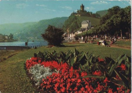 Cochem - Parkanlagen am Moselufer - 1975 Cochem - Parkanlagen am Moselufer - 1975