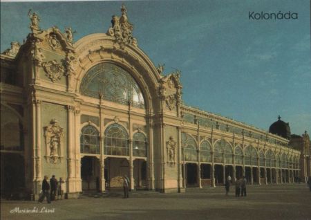 Tschechien - Marianske Lazne - Kolonada - ca. 1975 Tschechien - Marianske Lazne - Kolonada - ca. 1975