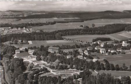 Bad Dürrheim - Luftbild Kurviertel - 1961 Bad Dürrheim - Luftbild Kurviertel - 1961