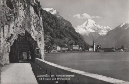 Schweiz - Axenstraße - am Vierwaldstättersee - ca. 1960 Schweiz - Axenstraße - am Vierwaldstättersee - ca. 1960