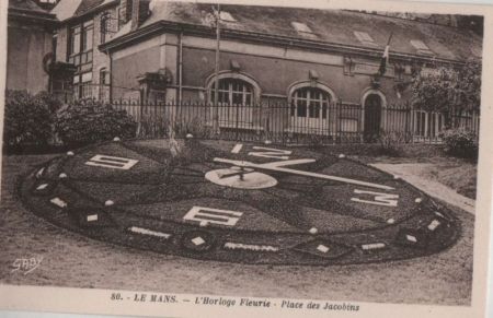 Frankreich - Le Mans - Place des Jacobins, Horloge Fleurie - ca. 1935 Frankreich - Le Mans - Place des Jacobins, Horloge Fleurie - ca. 1935