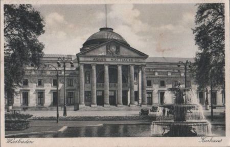 Wiesbaden - Kurhaus - 1937 Wiesbaden - Kurhaus - 1937