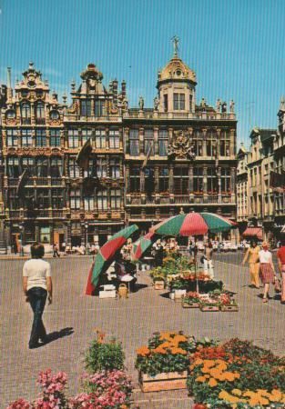 Belgien - Brüssel - Marktplatz - ca. 1975 Belgien - Brüssel - Marktplatz - ca. 1975