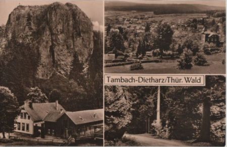 Tambach-Dietharz - mit 3 Bildern - 1962 Tambach-Dietharz - mit 3 Bildern - 1962