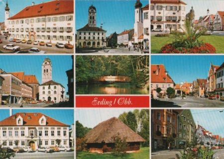 Erding - u.a. Landratsamt - ca. 1985 Erding - u.a. Landratsamt - ca. 1985