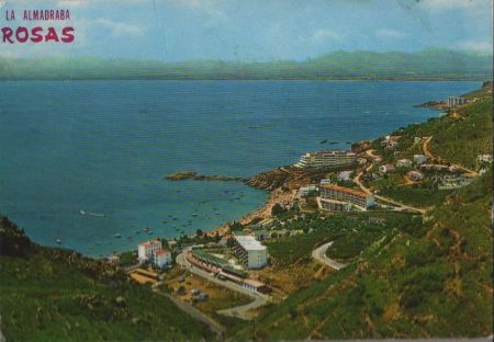 Spanien - Rosas - Panorama - 1973 Spanien - Rosas - Panorama - 1973