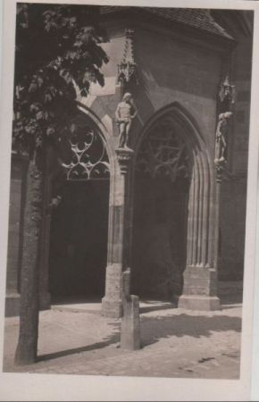 Rothenburg - Jakobskirche, Brauttüre - ca. 1950 Rothenburg - Jakobskirche, Brauttüre - ca. 1950