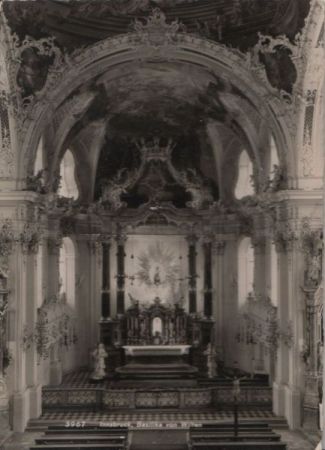 Österreich - Innsbruck - Basilika von Wilten - 1962 Österreich - Innsbruck - Basilika von Wilten - 1962