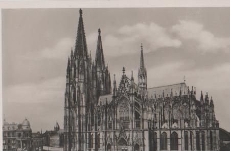 Köln - Der Dom von Süden - ca. 1955 Köln - Der Dom von Süden - ca. 1955