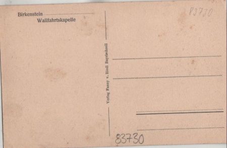Fischbachau-Birkenstein - Wallfahrtskapelle
