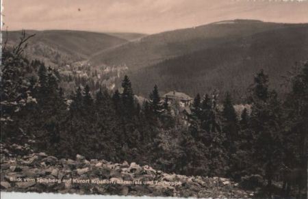 Altenberg-Kipsdorf - Blick vom Spitzberg - 1962 Altenberg-Kipsdorf - Blick vom Spitzberg - 1962