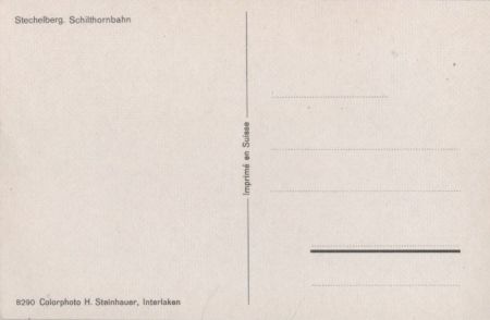 Stechelberg - Schweiz - Schilthornbahn
