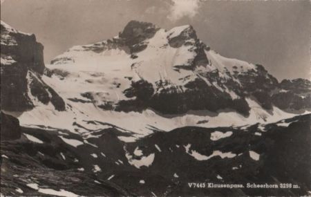 Schweiz - Klausenpass - Scheerhorn - 1959 Schweiz - Klausenpass - Scheerhorn - 1959