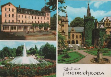 Friedrichroda - u.a. Springbrunnen im Kurpark - ca. 1980 Friedrichroda - u.a. Springbrunnen im Kurpark - ca. 1980