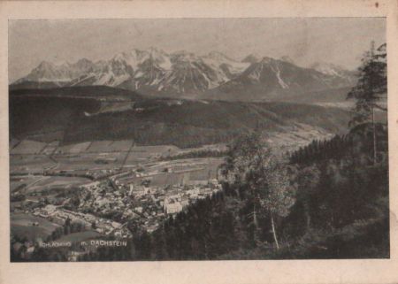Österreich - Schladming - mit Dachstein - ca. 1955 Österreich - Schladming - mit Dachstein - ca. 1955