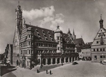 Rothenburg - Rathaus - 1958 Rothenburg - Rathaus - 1958