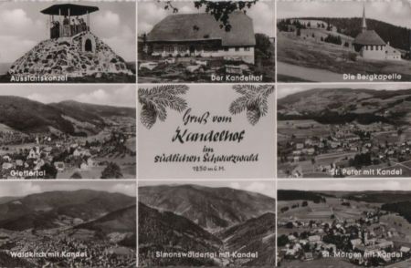 St. Peter - Berggasthaus Kandelhof - 1959 St. Peter - Berggasthaus Kandelhof - 1959