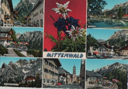 Mittenwald - u.a. Ederkanzel - ca. 1975 Mittenwald - u.a. Ederkanzel - ca. 1975