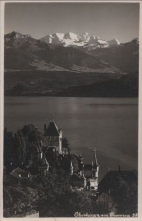 Schweiz - Oberhofen am Thunersee - ca. 1950 Schweiz - Oberhofen am Thunersee - ca. 1950