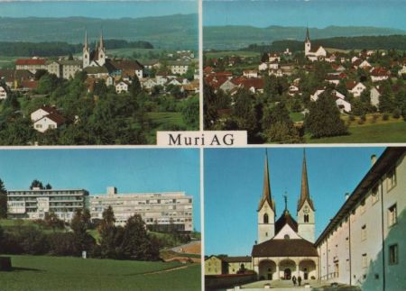 Schweiz - Muri - u.a. Pfarrkirche - ca. 1980 Schweiz - Muri - u.a. Pfarrkirche - ca. 1980