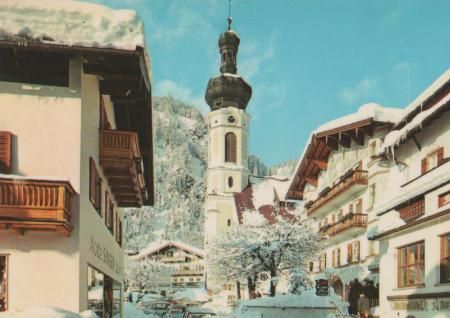 Reit im Winkl - Dorfplatz - 1971 Reit im Winkl - Dorfplatz - 1971