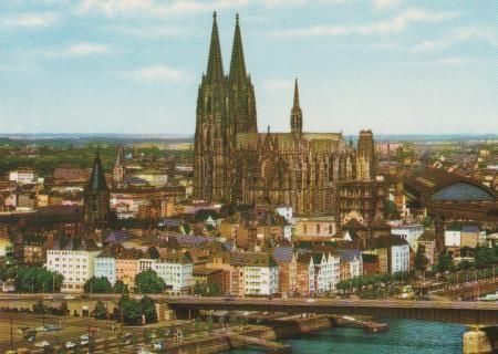 Köln - Altstadt mit Dom - ca. 1985 Köln - Altstadt mit Dom - ca. 1985