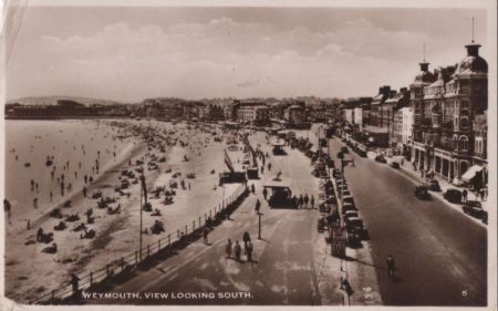 Großbritannien - Weymouth - View Looking South - 1951 Großbritannien - Weymouth - View Looking South - 1951