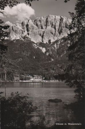 Eibsee - mit Waxenstein - 1954 Eibsee - mit Waxenstein - 1954