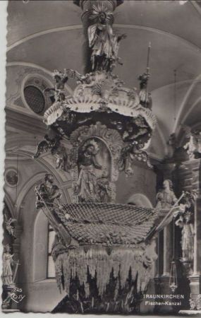 Österreich - Traunkirchen - Fischer-Kanzel - ca. 1955 Österreich - Traunkirchen - Fischer-Kanzel - ca. 1955