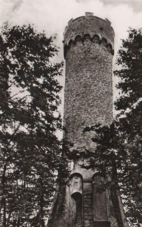 Waldbrunn - Waldkatzenbach - Turm auf Katzenbuckel - ca. 1955 Waldbrunn - Waldkatzenbach - Turm auf Katzenbuckel - ca. 1955