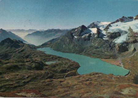 Schweiz - Berninapass - mit Lago Bianco - 1972 Schweiz - Berninapass - mit Lago Bianco - 1972