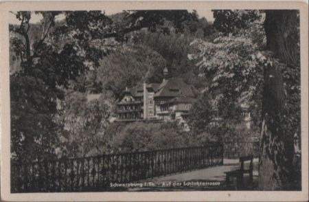 Schwarzburg - Schlossterrasse - 1953 Schwarzburg - Schlossterrasse - 1953