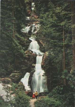 Triberg im Schwarzwald - Wasserfälle - ca. 1975 Triberg im Schwarzwald - Wasserfälle - ca. 1975