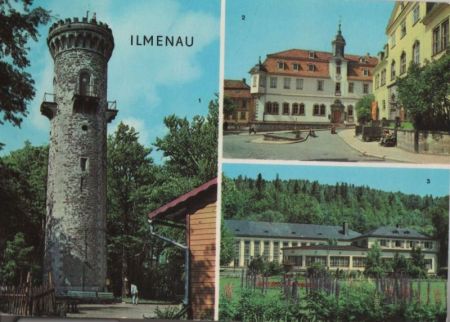 Ilmenau - u.a. Rathaus - 1980 Ilmenau - u.a. Rathaus - 1980