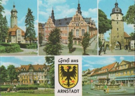 Arnstadt - u.a. Rathaus - 1974 Arnstadt - u.a. Rathaus - 1974