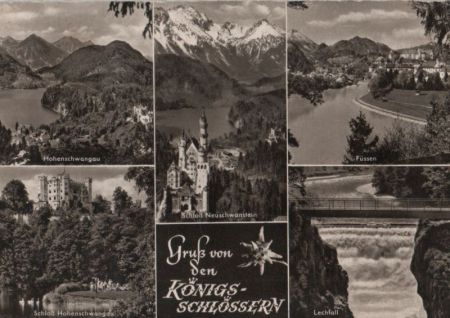 Schwangau Neuschwanstein - und andere Schlösser - 1960 Schwangau Neuschwanstein - und andere Schlösser - 1960