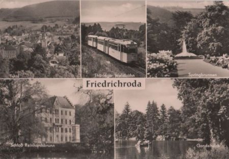 Friedrichroda - u.a. Schloß Reinhardsbrunn - 1973 Friedrichroda - u.a. Schloß Reinhardsbrunn - 1973