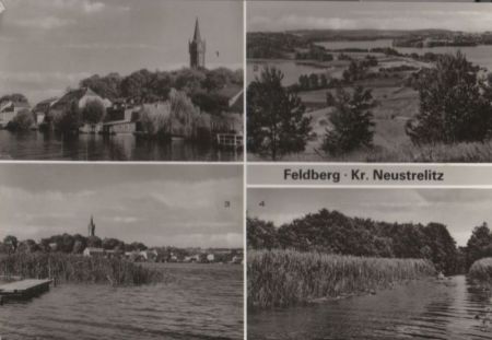 Feldberg, Feldberger Seenlandschaft - u.a. Seerosen-Kanal - 1985 Feldberg, Feldberger Seenlandschaft - u.a. Seerosen-Kanal - 1985