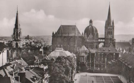 Bad Aachen - Dom mit Katschhof - 1960 Bad Aachen - Dom mit Katschhof - 1960