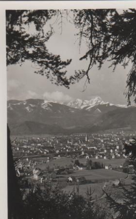 Österreich - Villach mit Mangart - ca. 1965 Österreich - Villach mit Mangart - ca. 1965