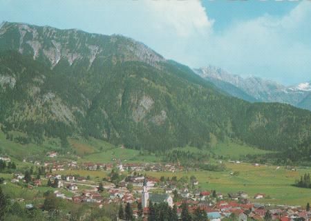 Hindelang mit Ostrachtaler Hochgebirge - ca. 1975 Hindelang mit Ostrachtaler Hochgebirge - ca. 1975