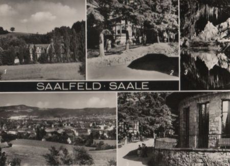 Saalfeld - u.a. Feengrotten - 1975 Saalfeld - u.a. Feengrotten - 1975