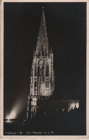 Freiburg - Das Münster - ca. 1960 Freiburg - Das Münster - ca. 1960