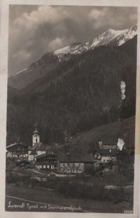 Österreich - Landl - mit Sonnwendjoch - 1929 Österreich - Landl - mit Sonnwendjoch - 1929