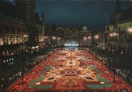 Belgien - Brüssel - Bruxelles - Grand Place - ca. 1975 Belgien - Brüssel - Bruxelles - Grand Place - ca. 1975