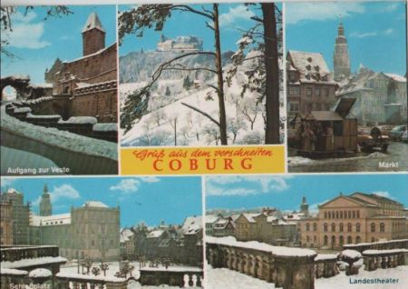 Coburg - u.a. Schloßplatz - ca. 1980 Coburg - u.a. Schloßplatz - ca. 1980
