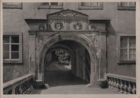 Müglitztal-Weesenstein - Schloss, Ostseite - 1955 Müglitztal-Weesenstein - Schloss, Ostseite - 1955